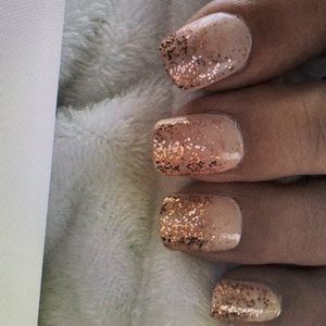 Color Street Nail Polish Strips Havana Honey and Coming up Rose Gold
